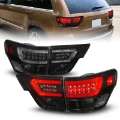 Picture of ANZO 11-13 Jeep Grand Cherokee LED Taillights w- Lightbar Black Housing-Smoke Lens 4pcs