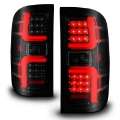 Picture of ANZO 15-19 Chevrolet Silverado 2500 HD-3500 HD LED Taillight w- Sequential Black Housing-Smoke Lens