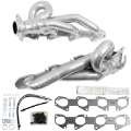 Picture of BBK 19-23 Dodge Ram 1500 5-7L Ex- MegaCab Shorty Tuned Exhaust Headers - 1-3-4in Silver Ceramic