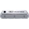 Picture of Ford Racing Ford Mustang Logo Stamped Steel Chrome Valve Covers