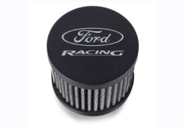 Picture of Ford Racing Black Crinkle Unshielded Breather w-Ford Racing Logo