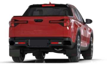 Picture of Rally Armor 22-24 Hyundai Santa Cruz Black Mud Flap w-Grey Logo