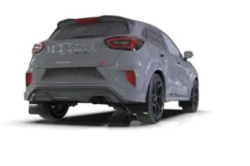 Picture of Rally Armor 20-24 Ford Puma ST Black Mud Flap w-Grey Logo