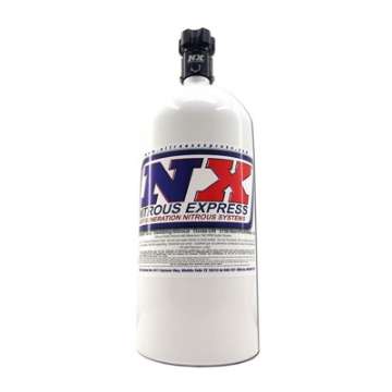 Picture of Nitrous Express 10lb Bottle w-Lightning 500 Valve -6 Bottle Nipple 6-89  DIA- X 20-19  TALL