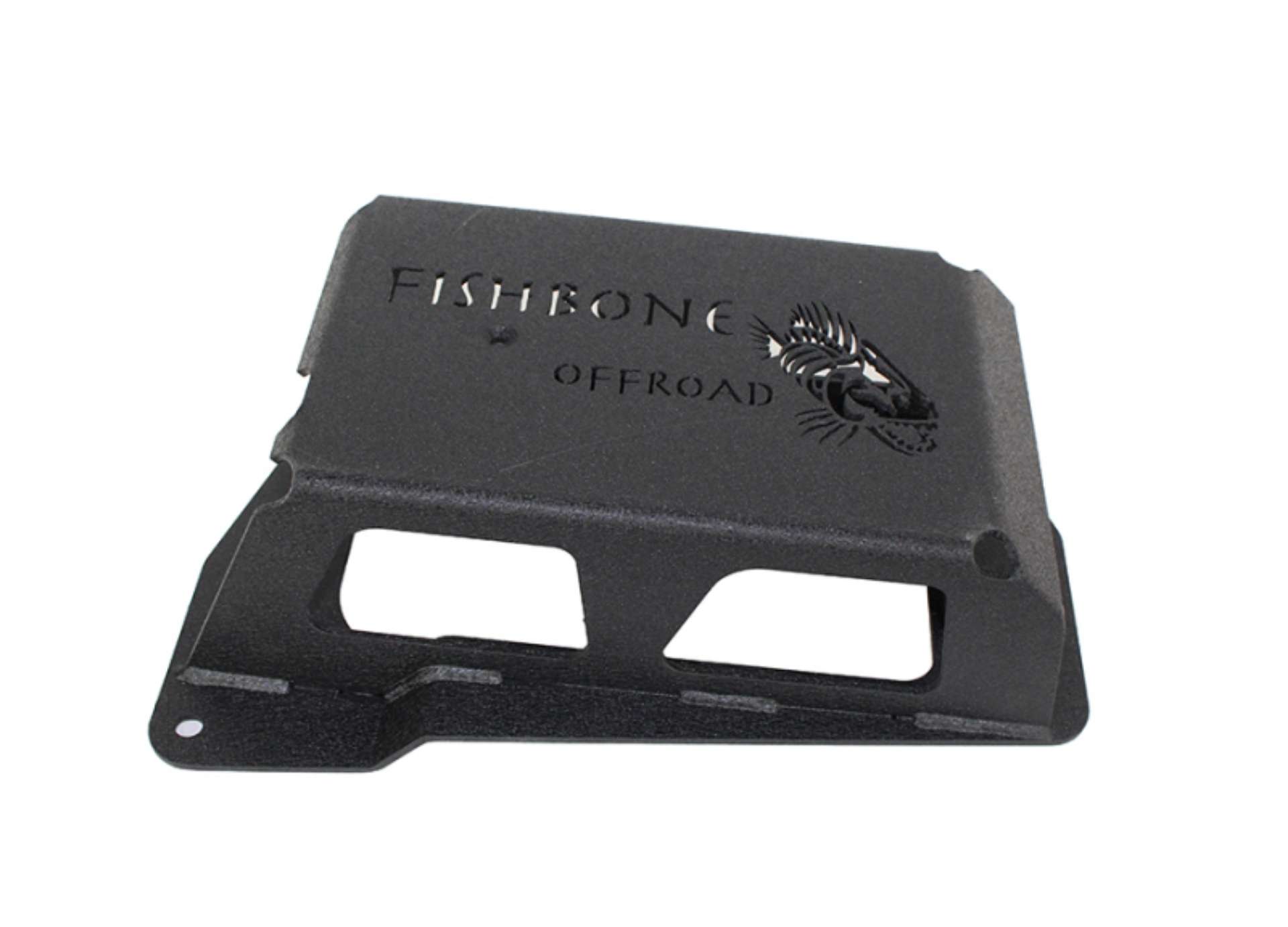 Picture of Fishbone Offroad 12-17 Jeep Wrangler JK Steel EVAP Canister Skid Plates - Black Textured Powdercoat