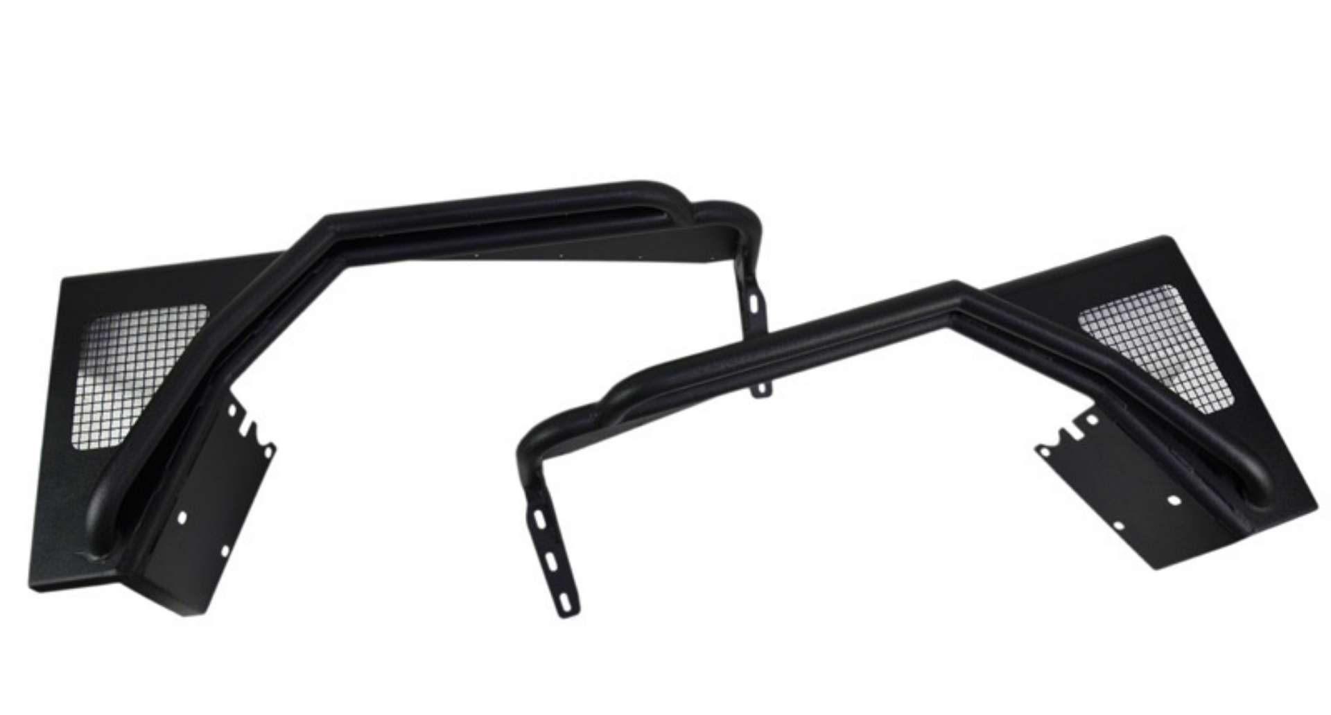 Picture of Fishbone Offroad 97-06 Jeep Wrangler Steel Tube Fender Front-Rear - Blk Txtred Pwdercoat Set Of 4