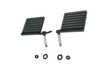 Picture of Fishbone Offroad 76-06 Jeep CJ YJ TJ Wrangler Foot Peg Set Gloss - Black