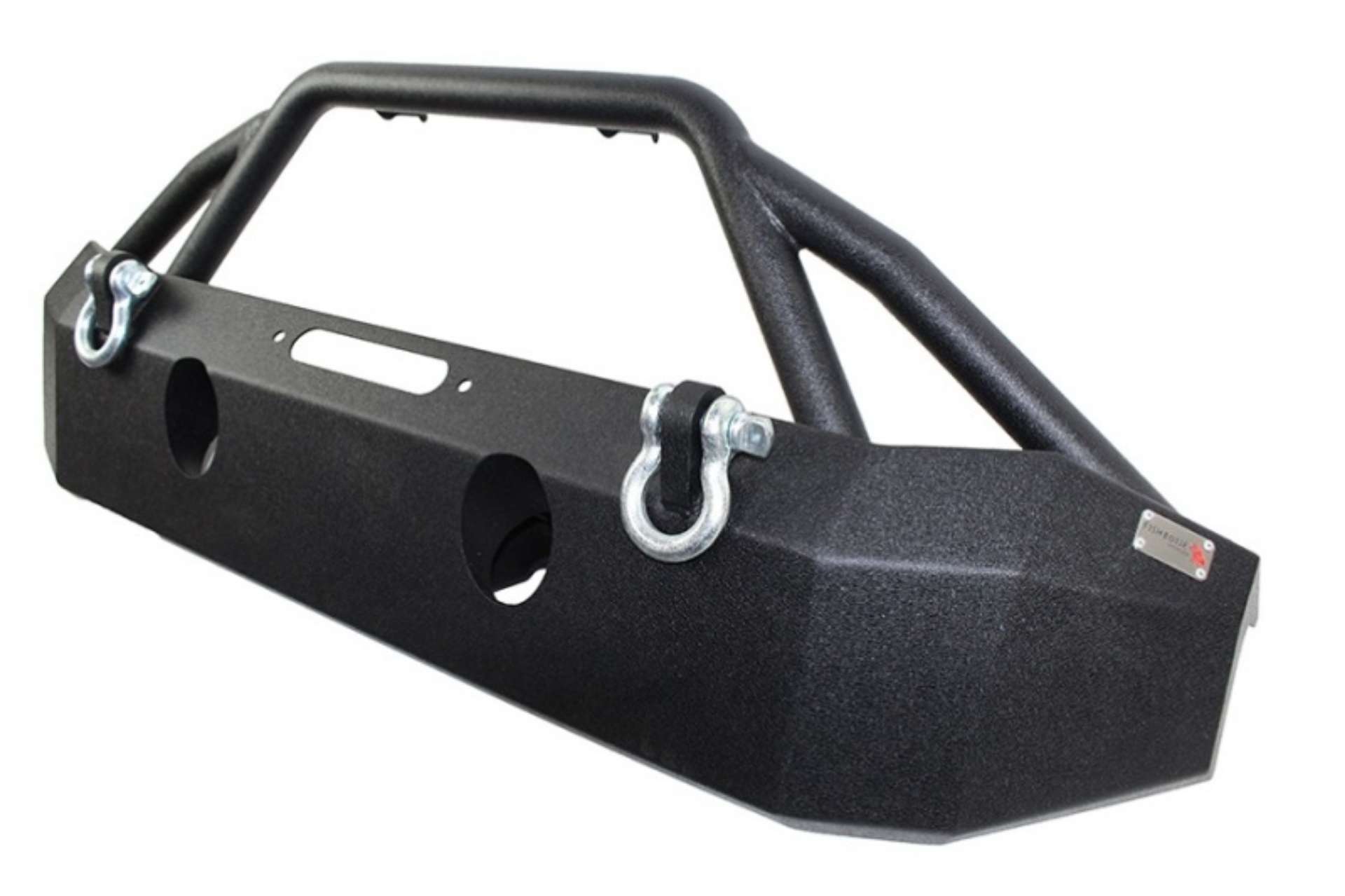 Picture of Fishbone Offroad 07-18 Jeep Wrangler JK Full Width Front Winch Bumper - Black Powdercoat