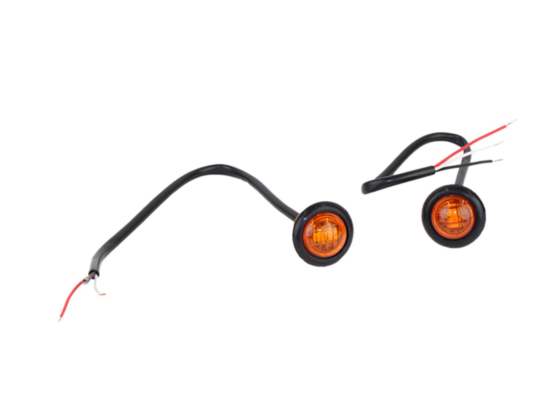 Picture of Fishbone Offroad Amber LEDs 3-4In Pair