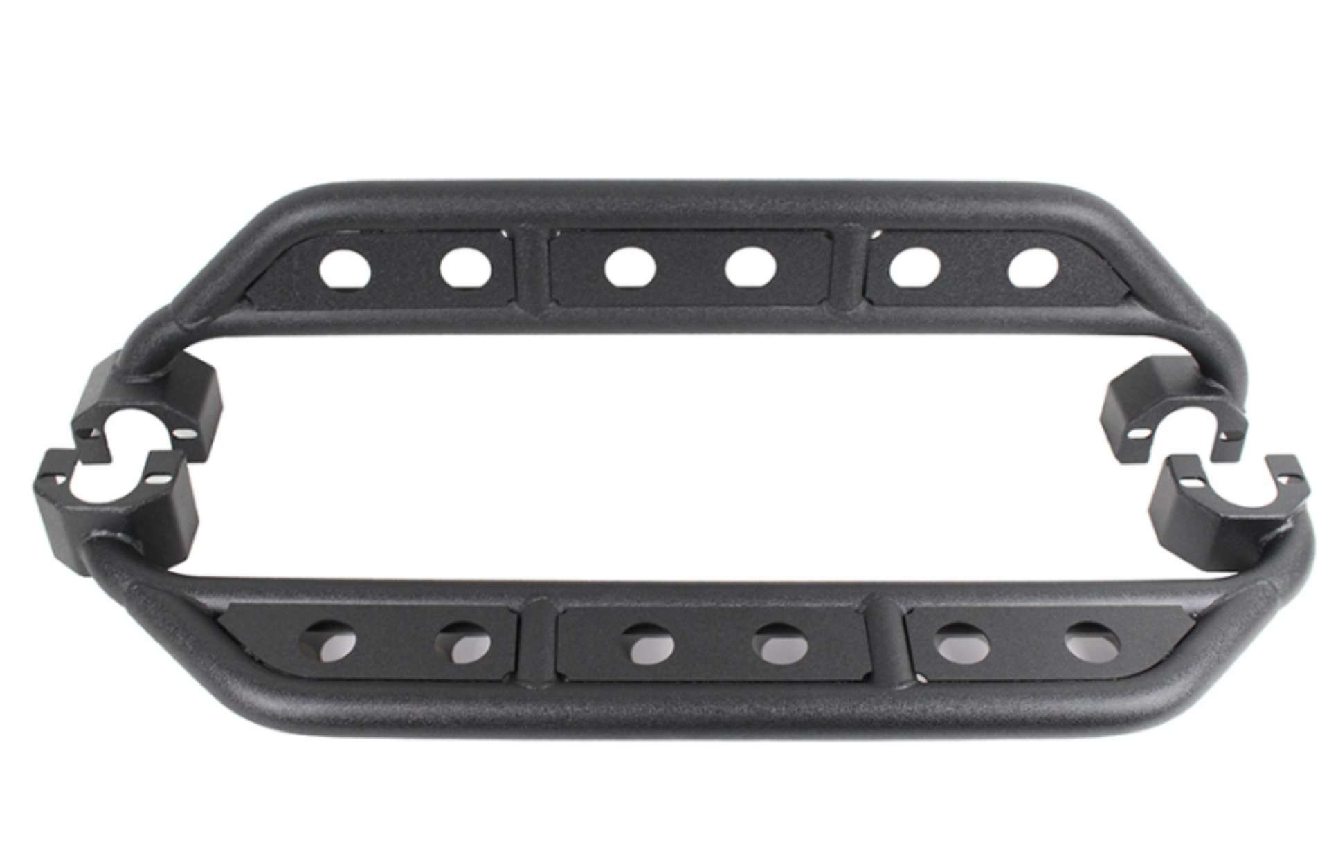 Picture of Fishbone Offroad 07-18 Jeep Wrangler JK 2 Door Steel Side Steps - Black Textured Powdercoat