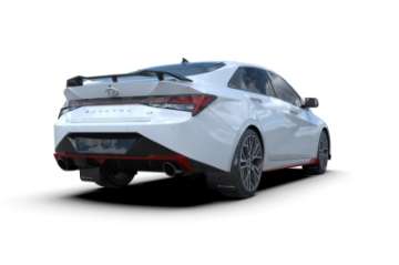 Picture of Rally Armor 22-23 Hyundai Elantra N &amp; N Line Black Mud Flap w-Grey Logo