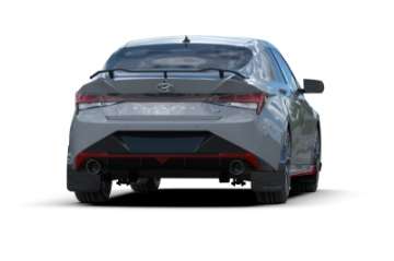 Picture of Rally Armor 22-23 Hyundai Elantra N &amp; N Line Black Mud Flap w-Grey Logo