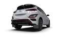 Picture of Rally Armor 22-23 Hyundai Kona N Black UR Mud Flap w-Red Logo