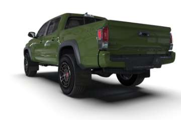 Picture of Rally Armor 16-23 Toyota Tacoma Gen 3 Black Mud Flap w-Army Green Logo