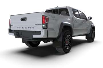 Picture of Rally Armor 16-23 Toyota Tacoma Gen 3 Black Mud Flap w-Grey Logo