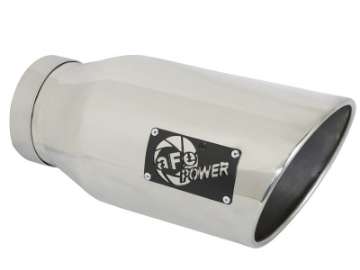 Picture of aFe 19-22 Ram Diesel Trucks L6-6-7Ltd Large Bore-HD 5in 409SS DPF-Back Exhaust System w-Pol Tip