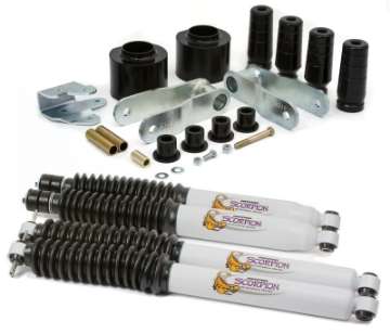 Picture of Daystar 1984-2001 Jeep Cherokee XJ 2WD-4WD - 3in Front-2in Rear Lift Coil Spacer-Scorpion Shocks