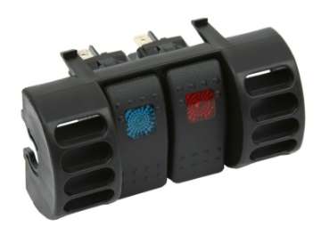 Picture of Daystar 1984-2001 Jeep Cherokee XJ 2WD-4WD - Air Vent Switch Panel Includes Blue & Red Switches