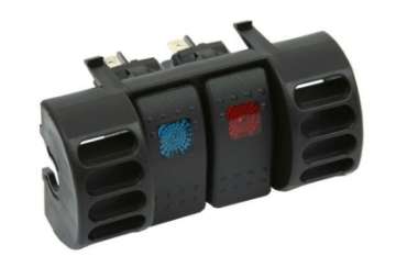 Picture of Daystar 1984-2001 Jeep Cherokee XJ 2WD-4WD - Air Vent Switch Panel Includes Blue & Red Switches