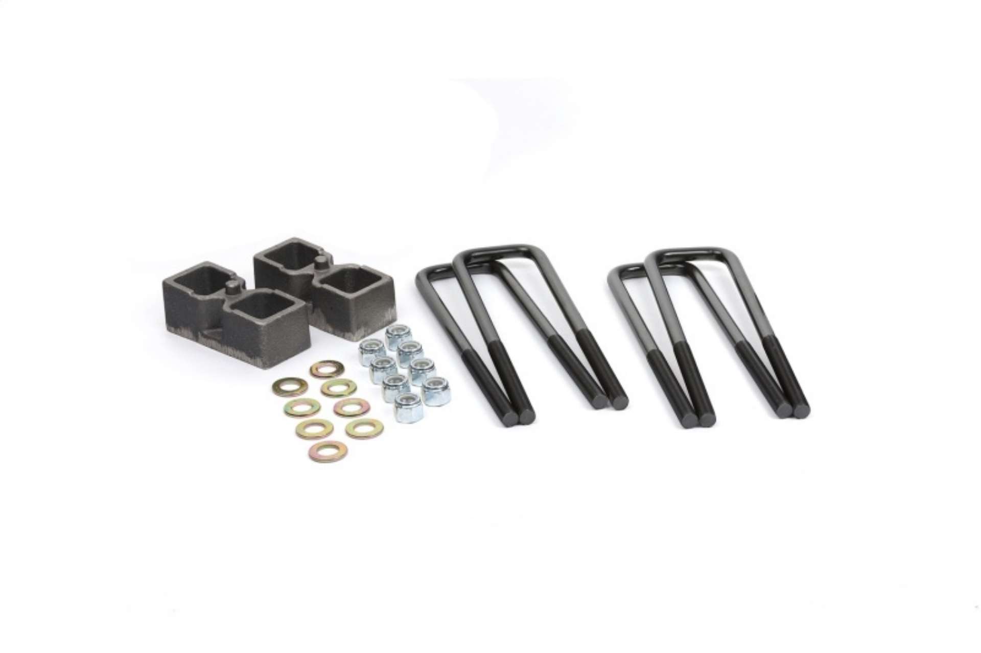 Picture of Daystar 1999-2010 Chevy Silverado 2500HD 4WD-2WD w-o overloads - 2in Rear Block & U-Bolt Kit