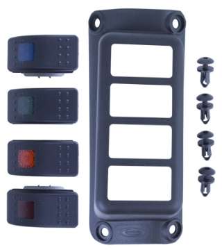 Picture of Daystar 2007-2018 Jeep Wrangler JK 2WD-4WD - A-Pillar Rocker Switch Pod Switches Included