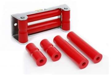 Picture of Daystar Roller Fairlead Rope Rollers For Synthetic Winch Rope Red