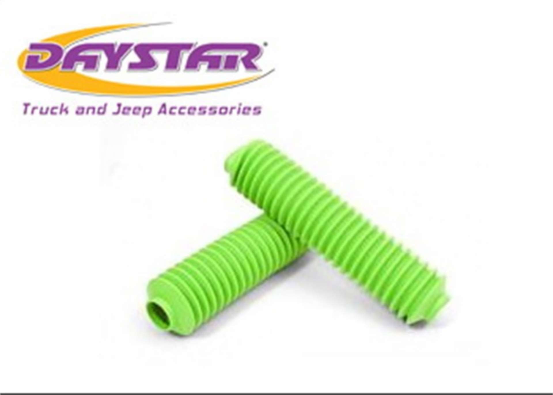 Picture of Daystar Shock Boots and Zip Ties Bagged Fluorescent Green Pair