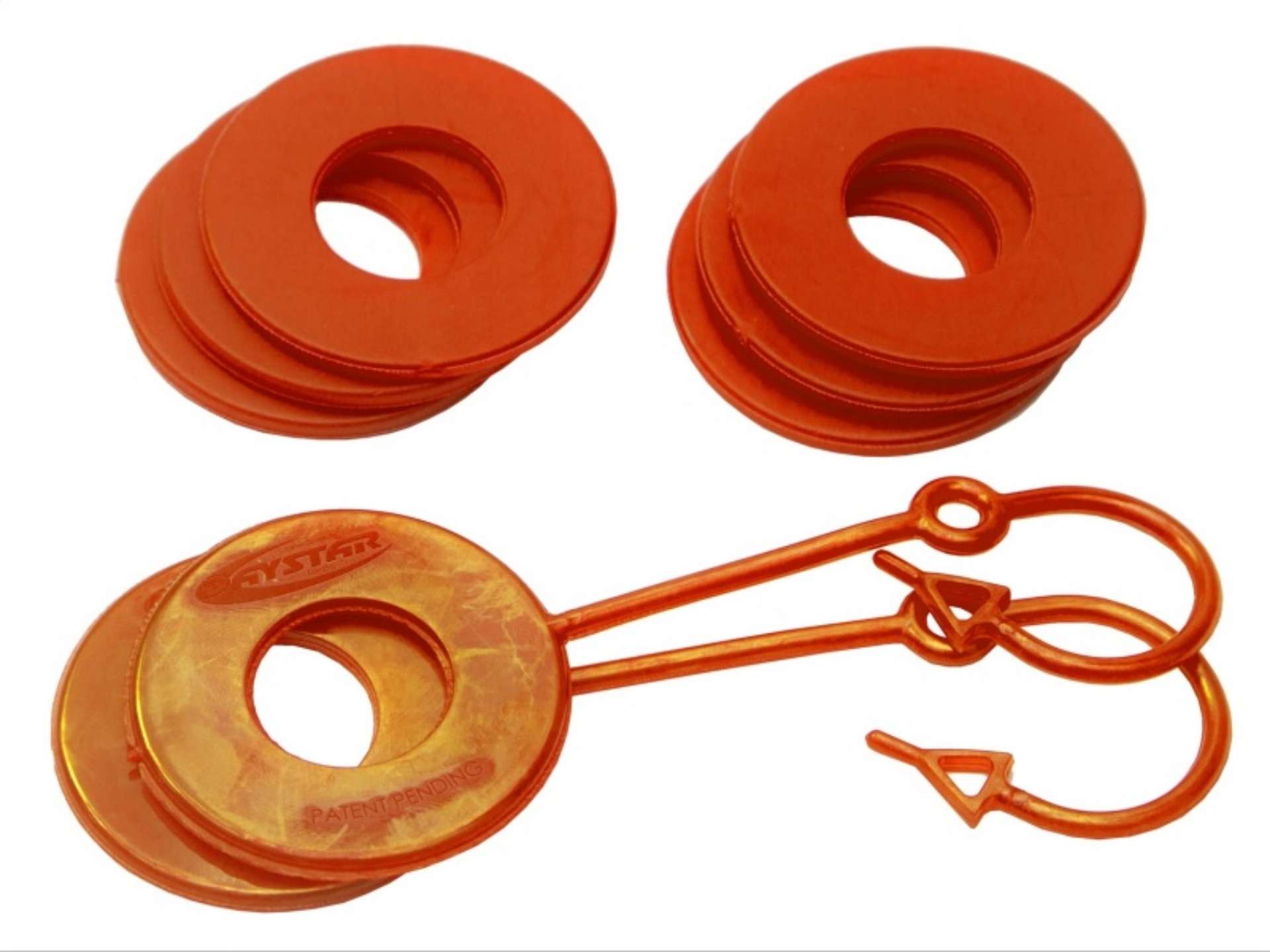 Picture of Daystar Fluorescent Orange D Ring Isolator w-Lock Washer Kit