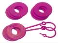 Picture of Daystar Fluorescent Pink D Ring Isolator w-Lock Washer Kit