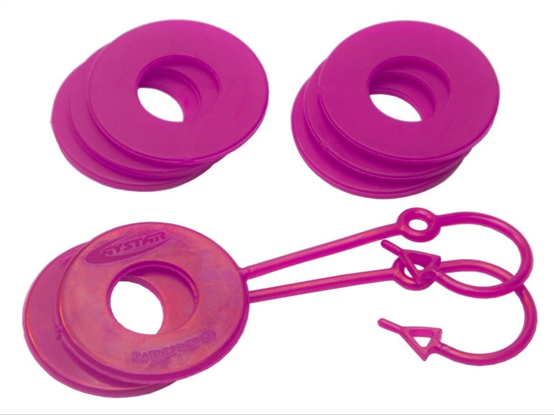 Picture of Daystar Fluorescent Pink D Ring Isolator w-Lock Washer Kit