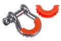 Picture of Daystar D-Ring Shackle Isolator Fluorescent Orange Pair