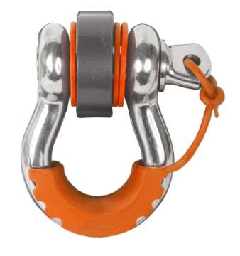 Picture of Daystar Fluorescent Orange Locking D Ring Isolator Pair