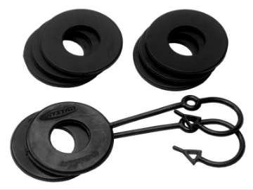 Picture of Daystar Black Locking D Ring Isolator Pair w-Washer Kit