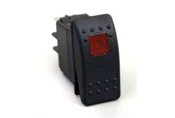 Picture of Daystar Rocker Switch Red Light 20 AMP Single Pole