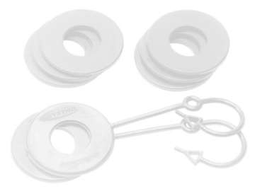 Picture of Daystar White D Ring Isolator w-Lock washer Kit