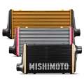 Picture of Mishimoto Universal Carbon Fiber Intercooler - Gloss Tanks - 525mm Silver Core - C-Flow - GR V-Band