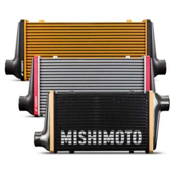 Picture of Mishimoto Universal Carbon Fiber Intercooler - Matte Tanks - 600mm Silver Core - C-Flow - R V-Band