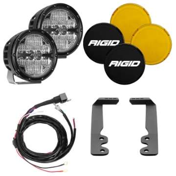 Picture of Rigid Industries 2022+ Toyota Tundra 6in- 360-Series A-Pillar Lighting Kit