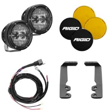 Picture of Rigid Industries 2022+ Toyota Tundra 4in- 360-Series A-Pillar Lighting Kit