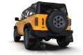 Picture of Rally Armor 21-24 Ford Bronco Plstc Bmpr - NO Rptr-Sprt - NO RR-RB Blk Mud Flap w-Cy Orange Logo