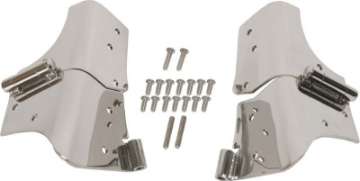 Picture of Kentrol 97-06 Jeep Wrangler TJ Windshield Hinge Pair - Polished Silver