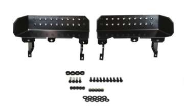 Picture of Kentrol 76-95 Jeep CJ7 Wrangler YJ Side Steps Pair - Powdercoat Black