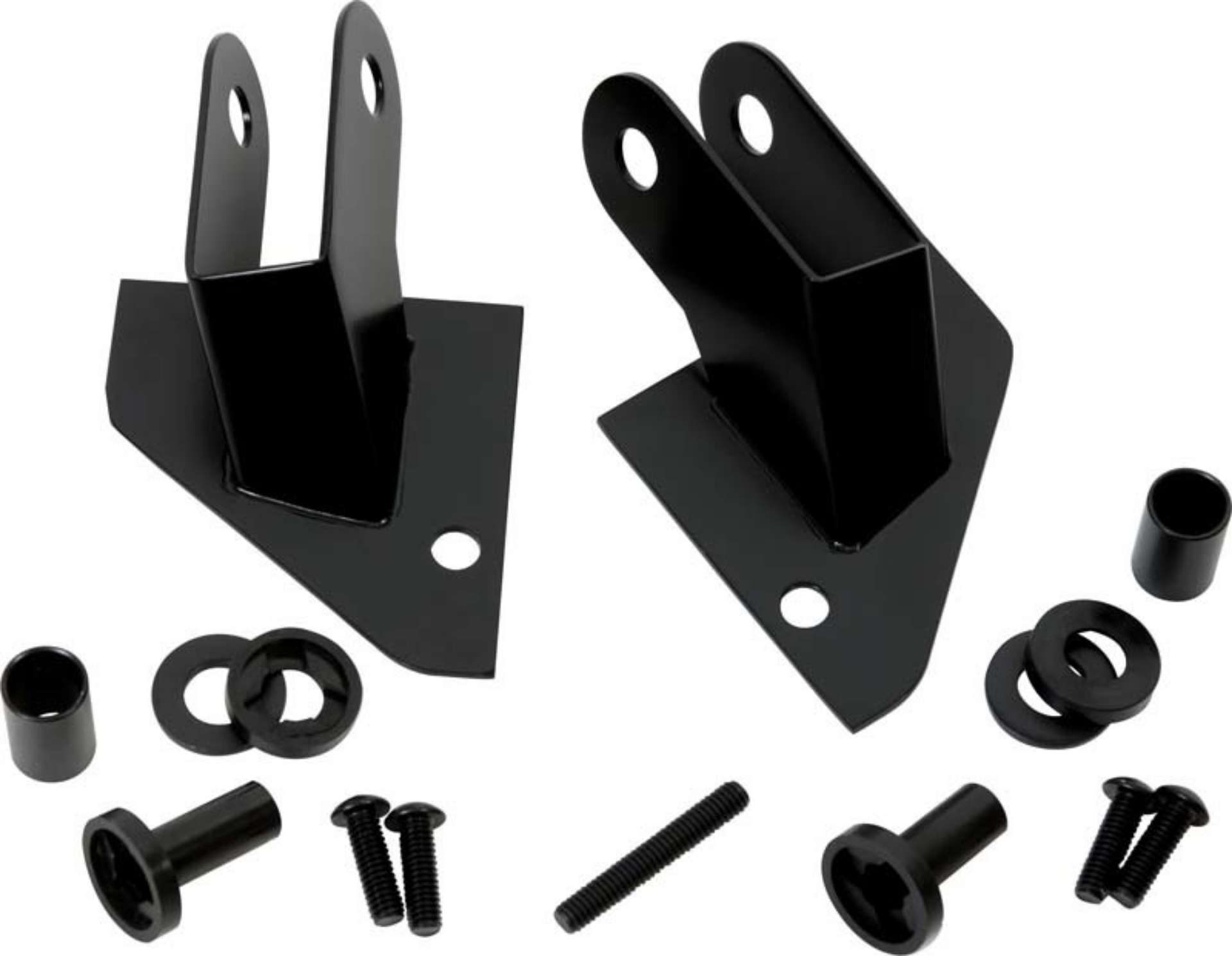 Picture of Kentrol 87-95 Jeep Wrangler YJ Mirror Relocation Bracket Pair - Powdercoat Black