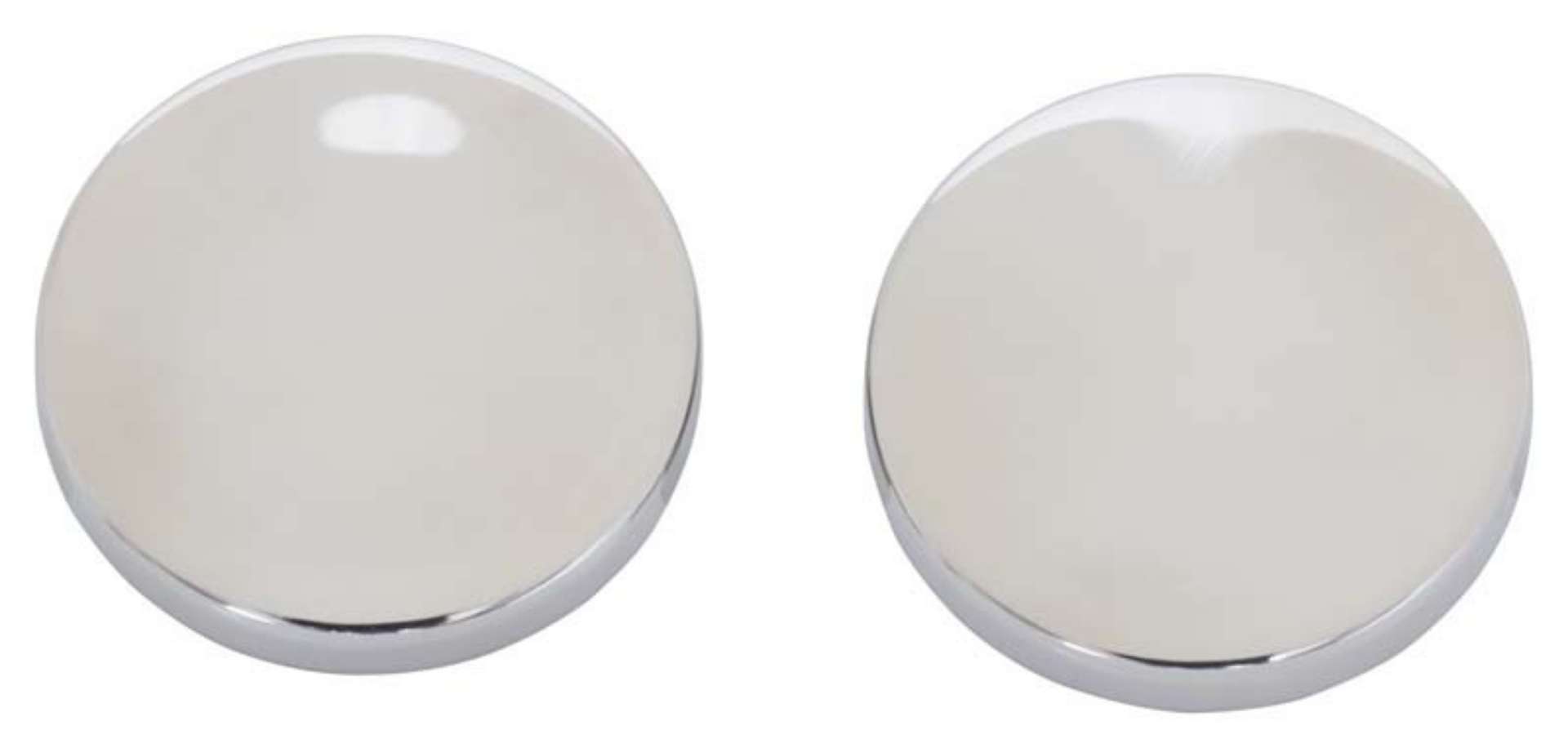 Picture of Kentrol 07-18 Jeep Wrangler JK Liftgate Button Covers Pair - Polished Silver