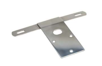 Picture of Kentrol 76-86 Jeep CJ License Plate Bracket - Polished Silver