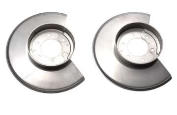 Picture of Kentrol 78-86 Jeep CJ Disc Brake Dust Cover Pair - Polished Silver