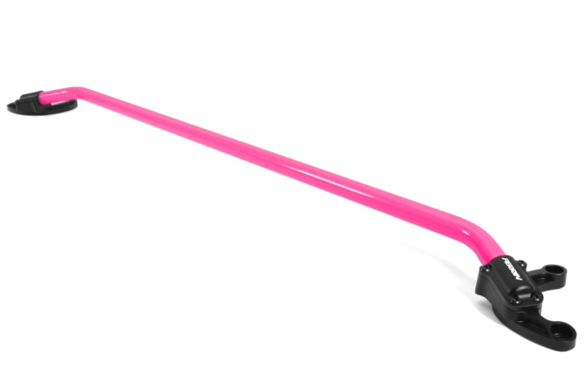 Picture of Perrin 2022 Subaru WRX Strut Brace w- Billet Feet -  Hyper Pink