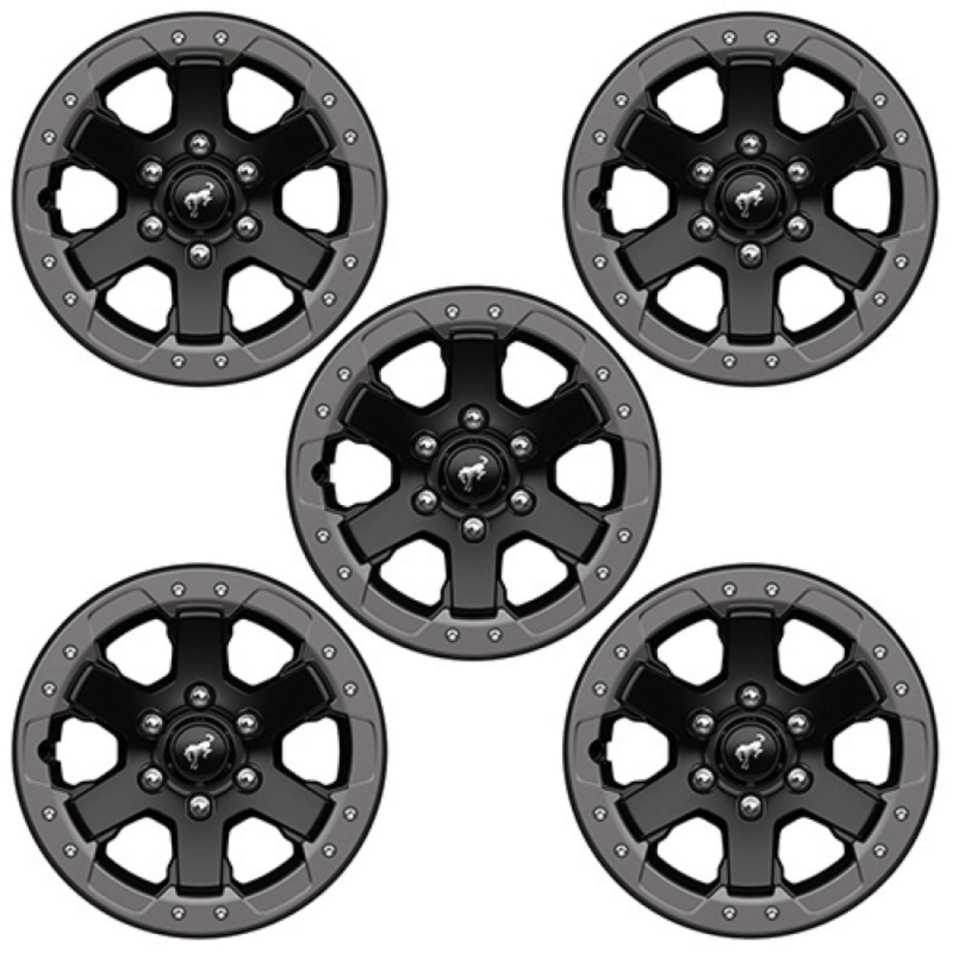 Picture of Ford Racing 21-23 Bronco 17inx8in Badlands Bead Lock Capable Wheel Kit