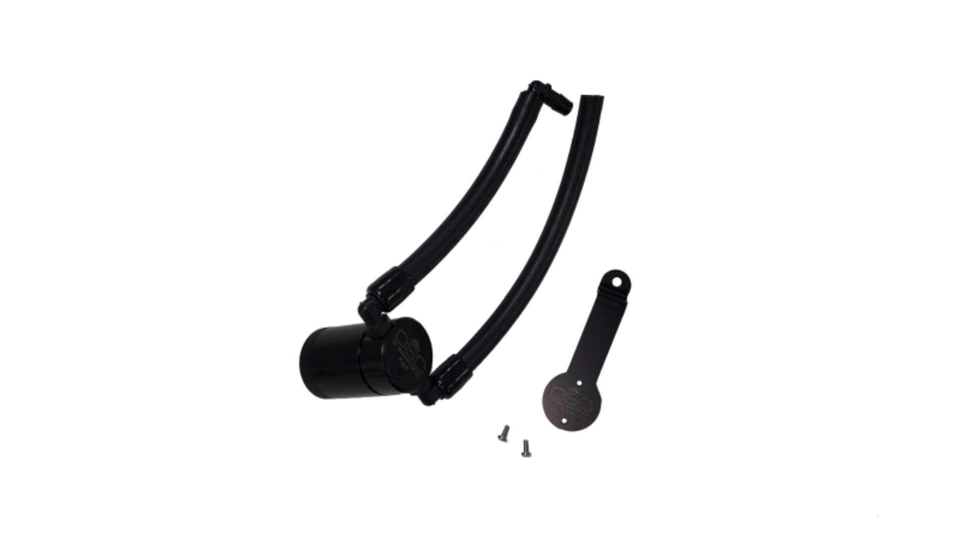 Picture of J&L 14-22 Jeep Cherokee 2-4L - 15-21 Jeep Renegade  Driver Side Oil Separator 3-0 - Blk Anodized