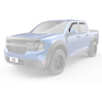 Picture of EGR 22-23 Ford Maverick Lariat XL XLT Front-Rear Window Visors - Dark Smoke Finish